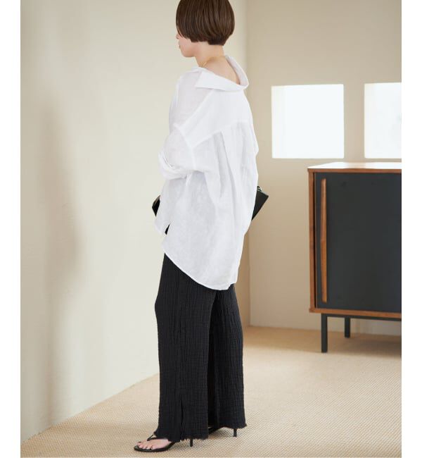 Plage「Linen Tent Line シャツ」|シャツ・ブラウス|
