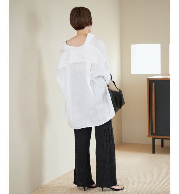 Plage「Linen Tent Line シャツ」|シャツ・ブラウス|
