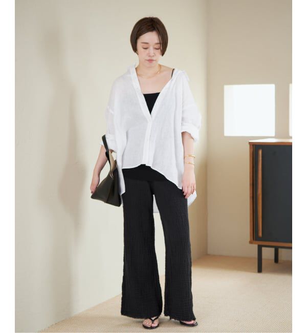 Plage「Linen Tent Line シャツ」|シャツ・ブラウス|