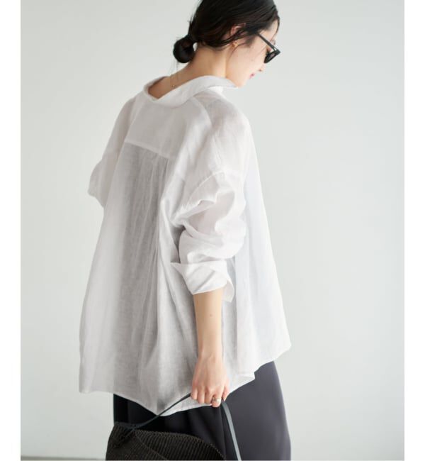 Plage「Linen Tent Line シャツ」|シャツ・ブラウス|