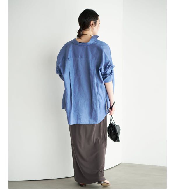 Plage「Linen Tent Line シャツ」|シャツ・ブラウス|