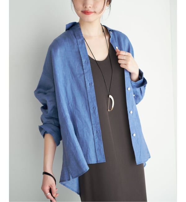Plage「Linen Tent Line シャツ」|シャツ・ブラウス|