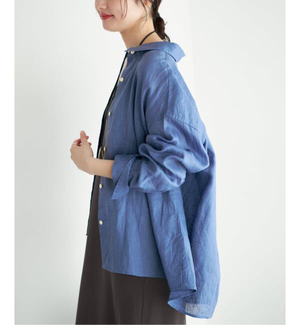 Plage「Linen Tent Line シャツ」|シャツ・ブラウス|