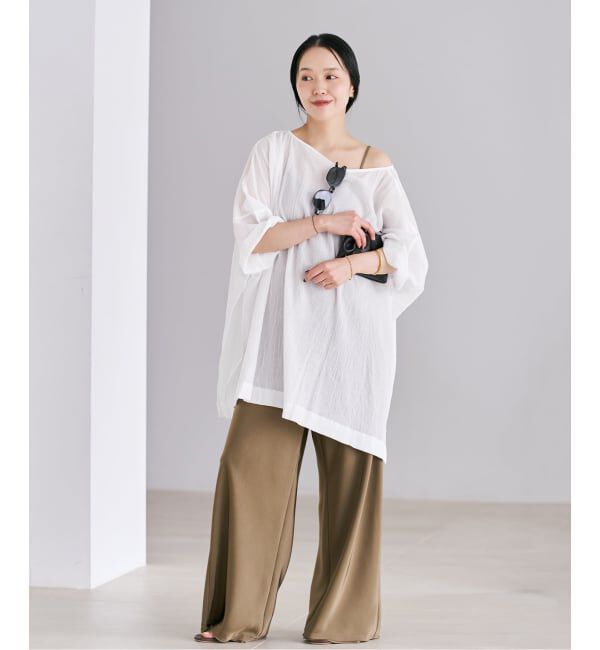 Plage「Voil Poncho ブラウス」|シャツ・ブラウス|