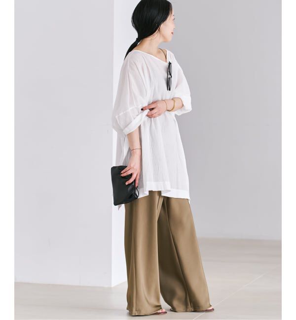 Plage「Voil Poncho ブラウス」|シャツ・ブラウス|