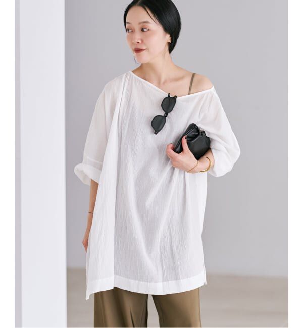 Plage「Voil Poncho ブラウス」|シャツ・ブラウス|