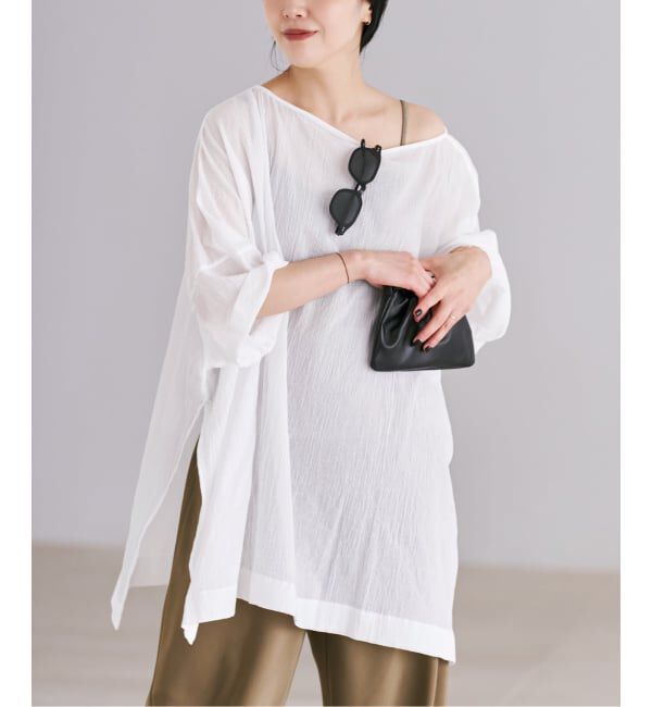 Plage「Voil Poncho ブラウス」|シャツ・ブラウス|