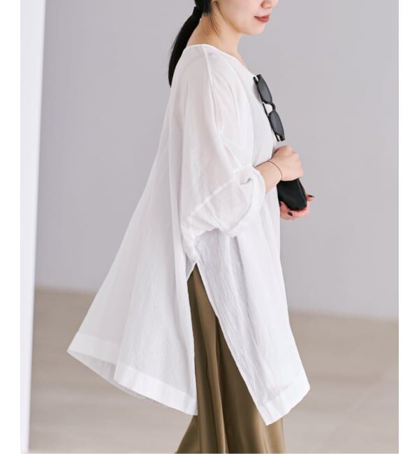 Plage「Voil Poncho ブラウス」|シャツ・ブラウス|