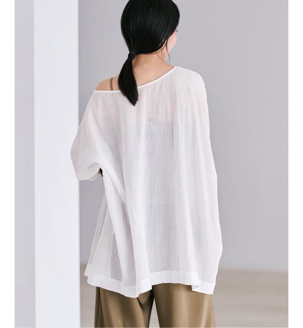 Plage「Voil Poncho ブラウス」|シャツ・ブラウス|