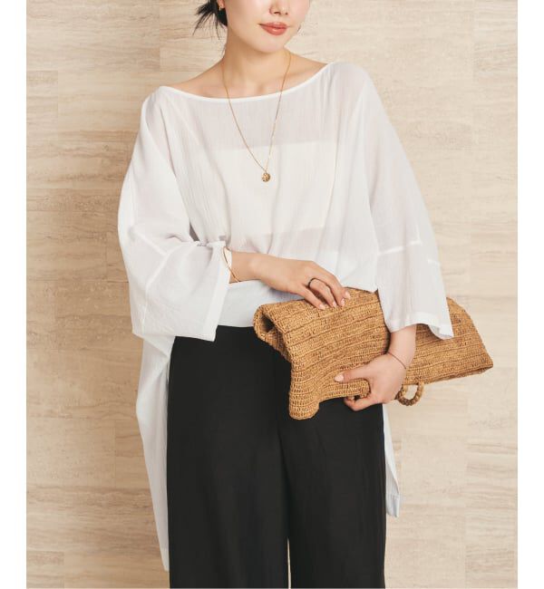 Plage「Voil Poncho ブラウス」|シャツ・ブラウス|