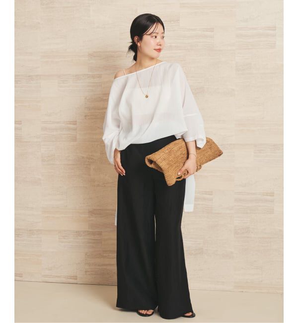 Plage「Voil Poncho ブラウス」|シャツ・ブラウス|