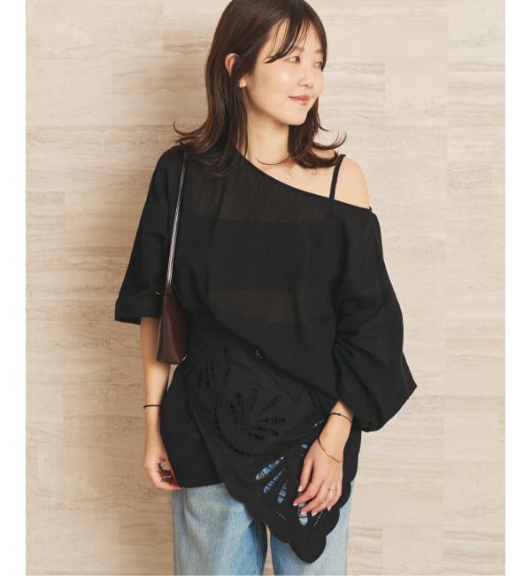 Plage「Voil Poncho ブラウス」|シャツ・ブラウス|