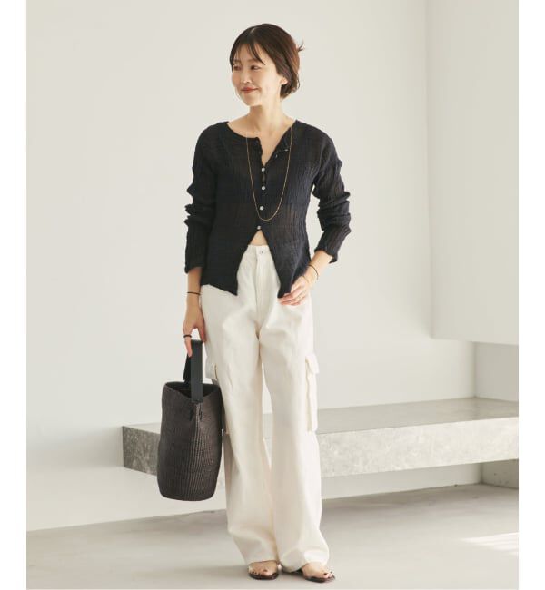 Plage「《追加予約》LES ATELIERS FRANCAIS DE CONFECTION 別注 OPEN BTN 2WAY ブラウス 3」|シャツ・ブラウス|