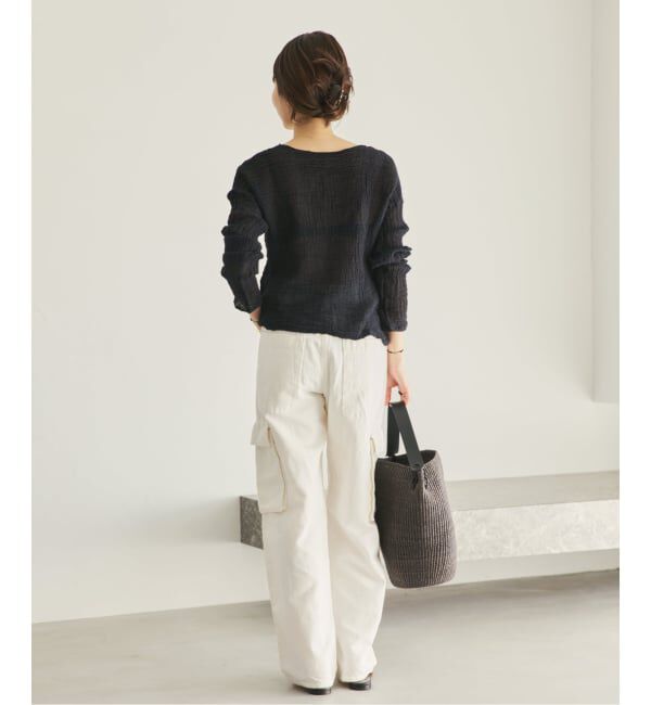 Plage「《追加予約》LES ATELIERS FRANCAIS DE CONFECTION 別注 OPEN BTN 2WAY ブラウス 3」|シャツ・ブラウス|