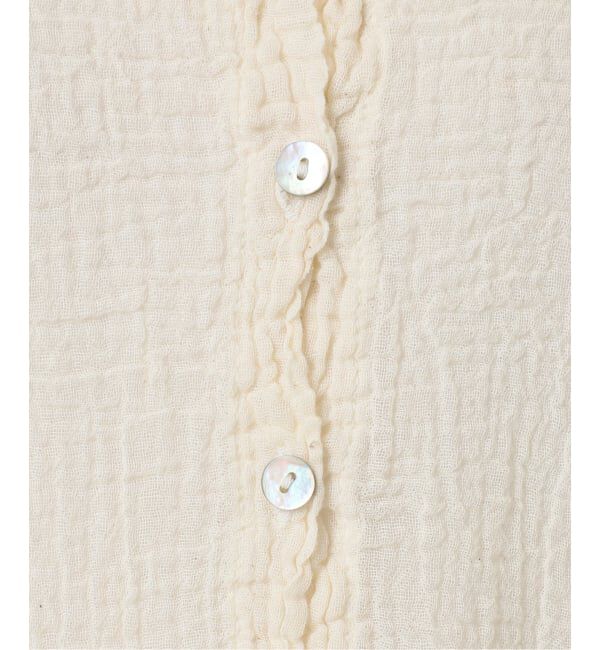 Plage「《追加予約》LES ATELIERS FRANCAIS DE CONFECTION 別注 OPEN BTN 2WAY ブラウス 3」|シャツ・ブラウス|