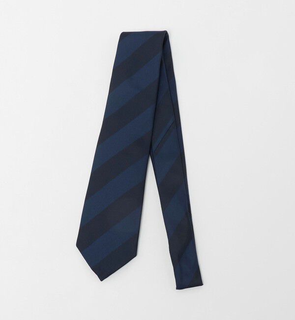 UNITED ARROWS「カスミ レジメンタルストライプ ネクタイ」|ネクタイ・蝶ネクタイ|NAVY