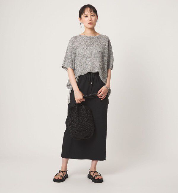 UNITED ARROWS green label relaxing「メランジ ペーパーヤーン プルオーバー」|ニット・セーター|