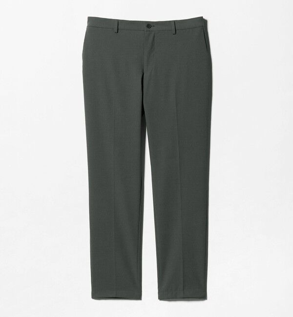 UNITED ARROWS「ライトサッカー ノープリーツ テーパードパンツ UA COZY ウォッシャブル 2WAYストレッチ」|スラックス|