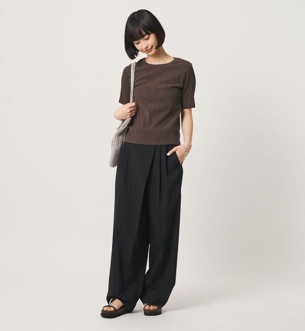 BEAUTY&YOUTH UNITED ARROWS「シャーリング コンパクト ボーダー Tシャツ」|Tシャツ・カットソー|