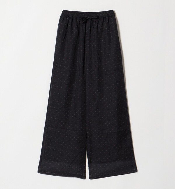 BEAUTY&YOUTH UNITED ARROWS「【別注】＜She is-.＞ドット シアー ワイドパンツ」|その他|BLACK