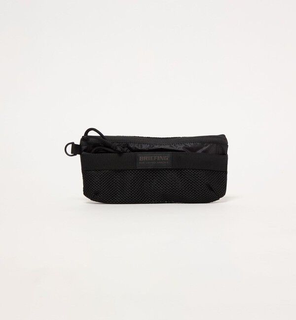 UNITED ARROWS「【別注】＜BRIEFING＞SOLID LIGHT FLAT POUCH ソリッド ライト フラット/ポーチ」|ポーチ|BLACK