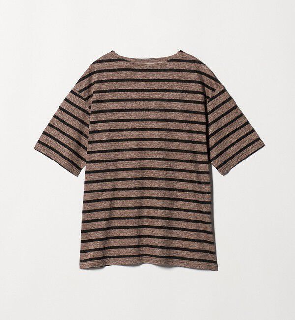 UNITED ARROWS「＜Camoshita＞リネン ボーダーTシャツ」|Tシャツ・カットソー|MD.BROWN