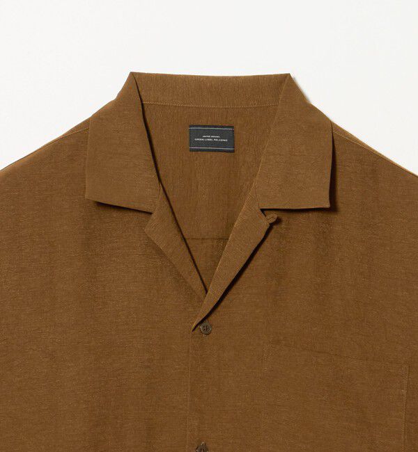 UNITED ARROWS green label relaxing「スラブ オープンカラー 半袖 シャツ」|シャツ・ブラウス|