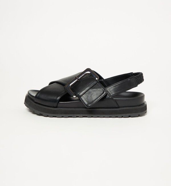 BEAUTY&YOUTH UNITED ARROWS「ビッグバックル クロスストラップ サンダル」|サンダル|