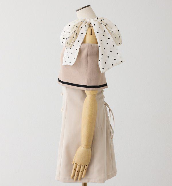  「【Osoroi  Collection】ビッグリボンミニワンピース」|ワンピース|