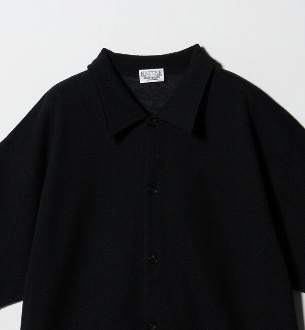 BEAUTY&YOUTH UNITED ARROWS「KNITEE リネンブレンド メリノ シャツ ウォッシャブル」|カーディガン|