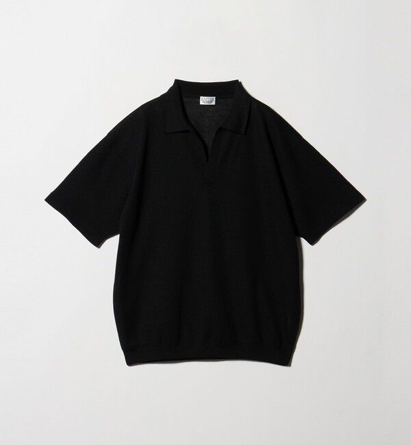 BEAUTY&YOUTH UNITED ARROWS「KNITEE リネンブレンド メリノ スキッパー ニット Tシャツ ウォッシャブル」|ニット・セーター|