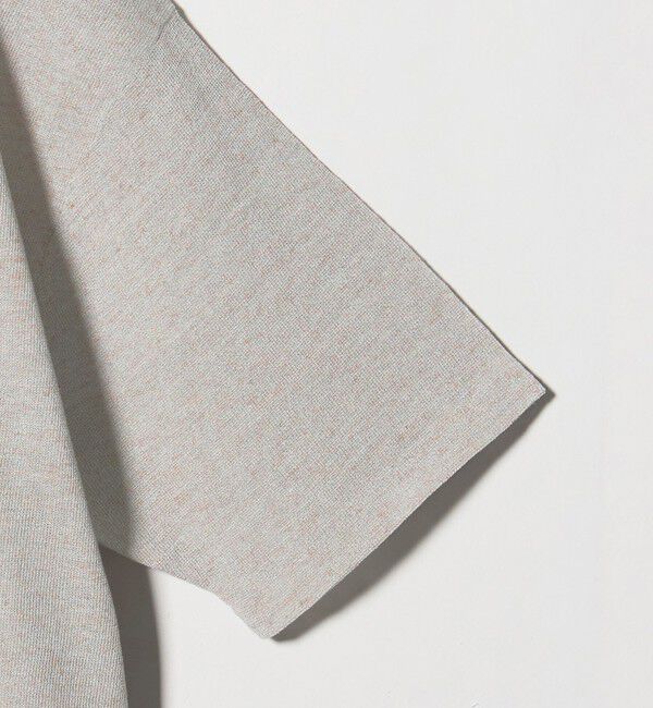 BEAUTY&YOUTH UNITED ARROWS「KNITEE リネンブレンド メリノ スキッパー ニット Tシャツ ウォッシャブル」|ニット・セーター|