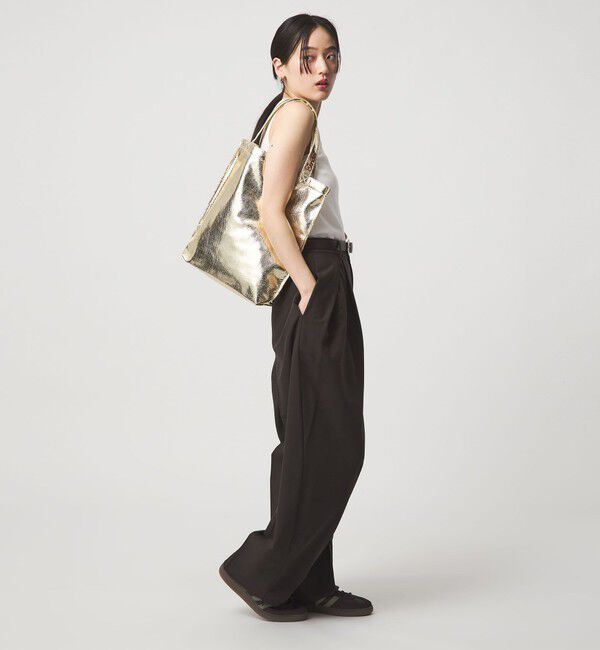 UNITED ARROWS green label relaxing「【別注】＜BINDU＞メタリック トートバッグ」|トートバッグ|
