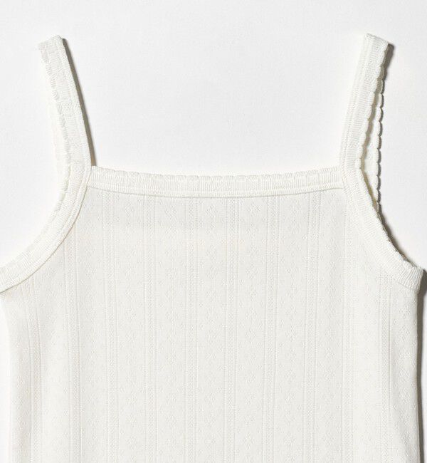 BEAUTY&YOUTH UNITED ARROWS「コットン パターンメッシュ キャミソール」|タンクトップ|