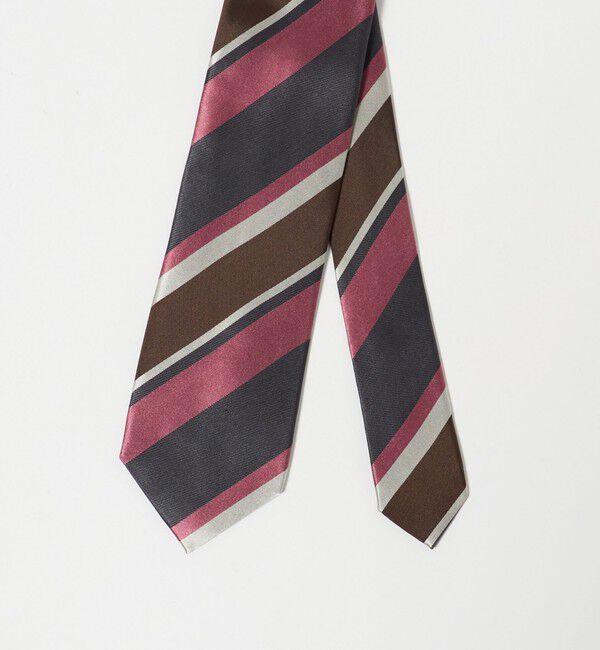 UNITED ARROWS green label relaxing「GLR シルク4 8.0cm ストライプ2 ネクタイ」|ネクタイ・蝶ネクタイ|