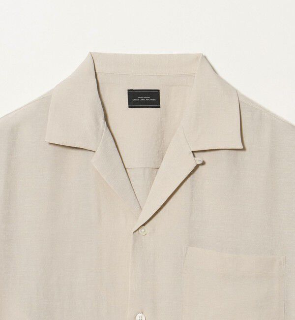 UNITED ARROWS green label relaxing「スラブ オープンカラー 半袖 シャツ」|シャツ・ブラウス|