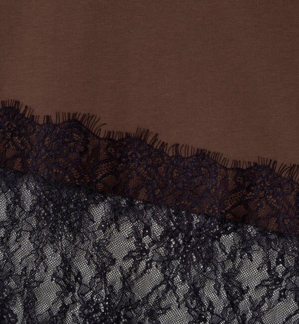 NOLLEY'S sophi「ウォッシャブル裾レースイレヘムＴシャツ」|Tシャツ・カットソー|