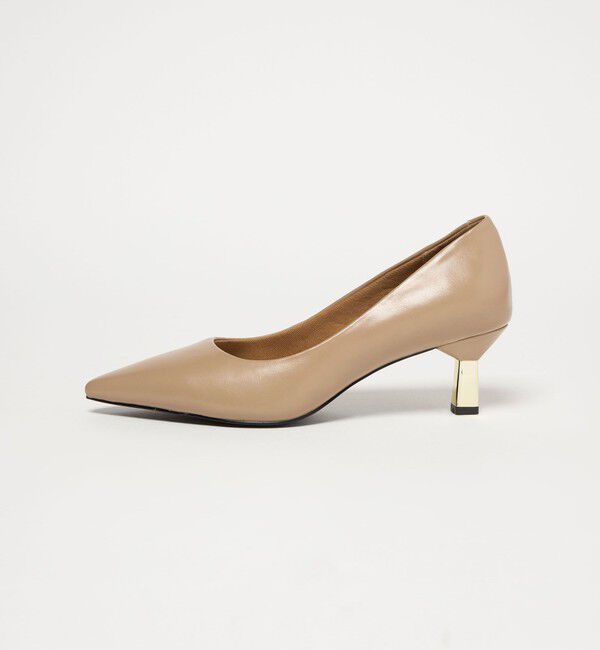 SY UNITED ARROWS「＜SY＞ ポインテッドメタルヒール パンプス55&uarr;」|パンプス|BEIGE