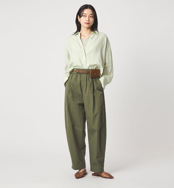 UNITED ARROWS green label relaxing「【結論シリーズ】リネンバランスシャツ［size SHORTあり］」|シャツ・ブラウス|