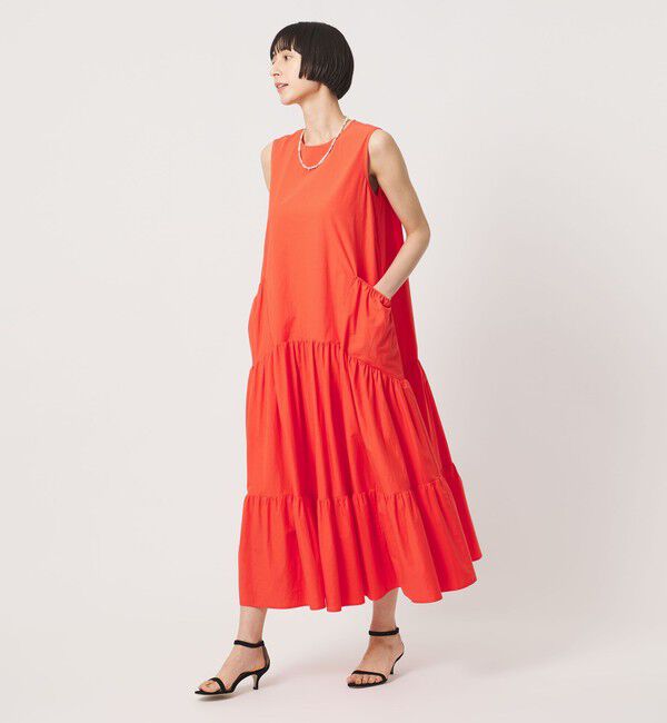 UNITED ARROWS「ポケット ティアード マキシスカート」|ワンピース|