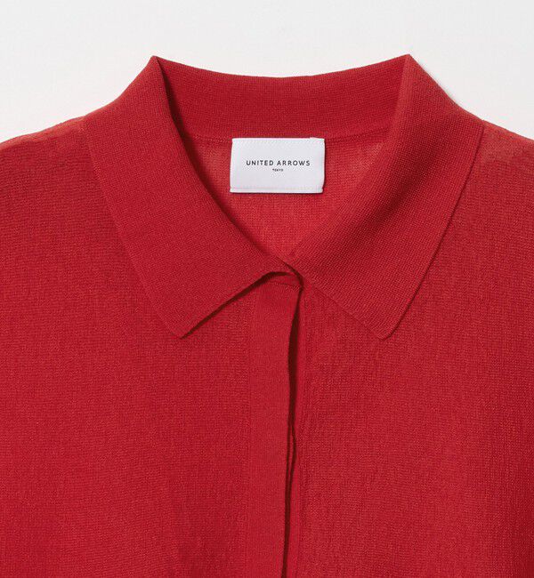 UNITED ARROWS「ペプラム フレア ノースリーブ ニット ‐ウォッシャブル‐」|ニット・セーター|