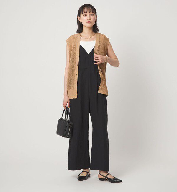 UNITED ARROWS green label relaxing「ペーパー ニット ジレ ウォッシャブル」|ベスト・ジレ|