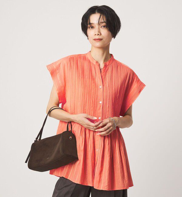 UNITED ARROWS green label relaxing「ピンタック シャツ」|シャツ・ブラウス|ORANGE