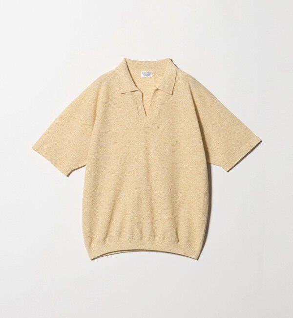 BEAUTY&YOUTH UNITED ARROWS「KNITEE リネンブレンド ミラノ スキッパー ニット Tシャツ ウォッシャブル」|ニット・セーター|