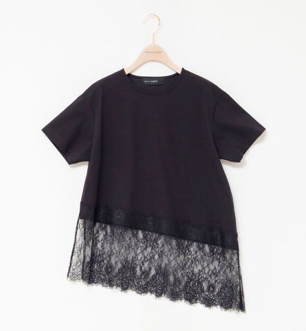 NOLLEY'S sophi「ウォッシャブル裾レースイレヘムＴシャツ」|Tシャツ・カットソー|