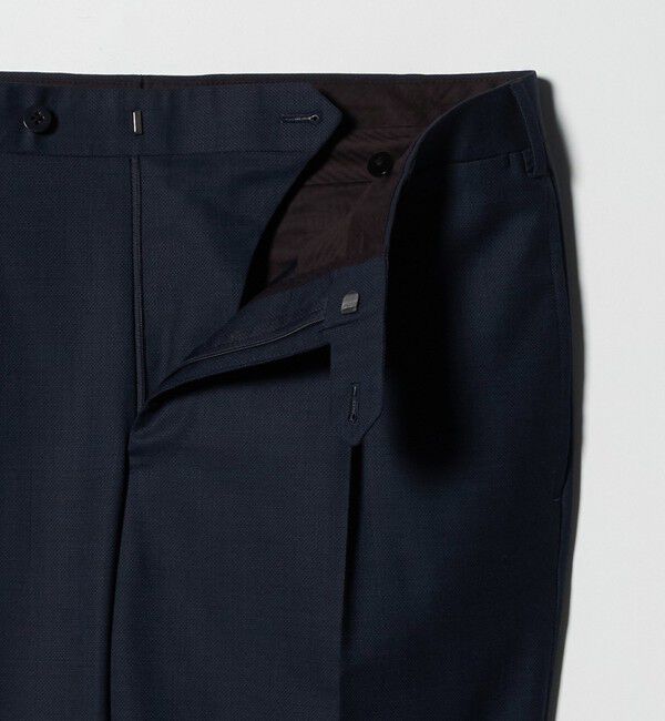 UNITED ARROWS「タスマニアウール ピンチェック シングル 3ボタン スーツ S-MODEL　ヨコストレッチ 撥水」|スーツ|