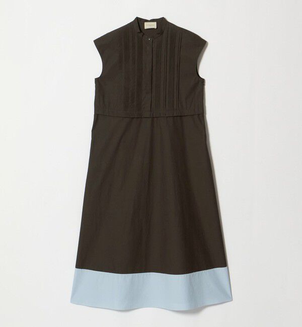 UNITED ARROWS「シルキー ピンタック ワンピース ‐ウォッシャブル‐」|ワンピース|DK.BROWN