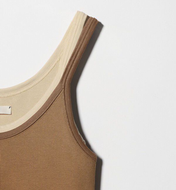 BEAUTY&YOUTH UNITED ARROWS「＜ONIT＞リブ レイヤード タンクトップ」|タンクトップ|