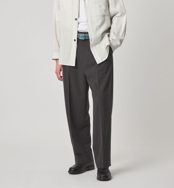 STEVEN ALAN「＜Steven Alan＞ TW サッカー イン ツープリーツ ドレス トラウザーズ」|スラックス|