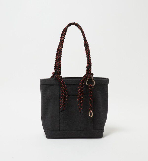BEAUTY&YOUTH UNITED ARROWS「パラコード キャンバス チャーム トートバッグ」|トートバッグ|BLACK